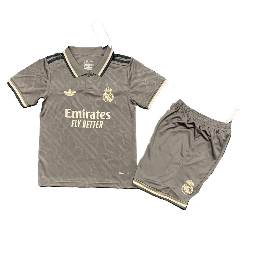 Real Madrid 24/25 Kids Third Kit Mbappe 9