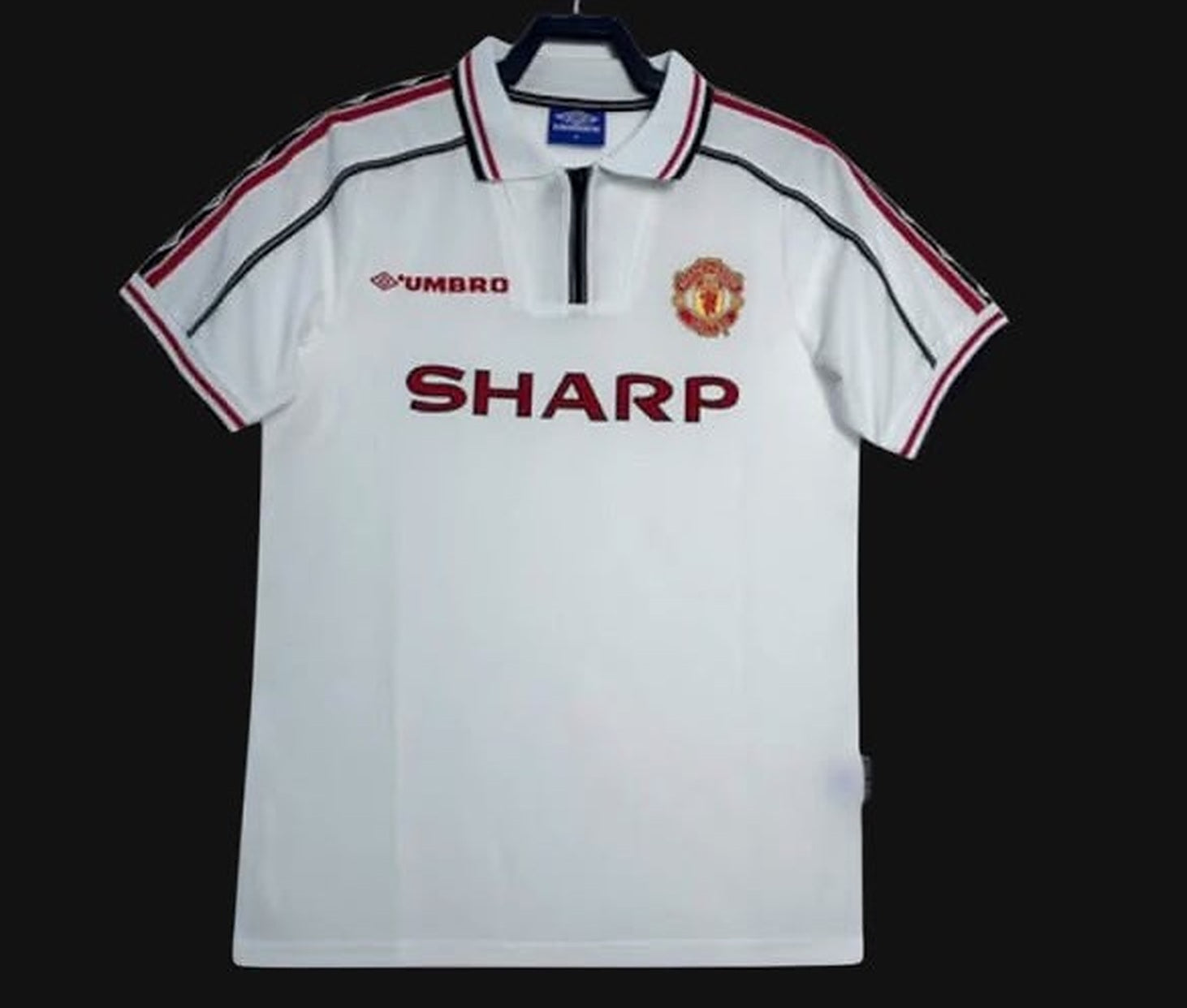 Manchester United 1998 White Retro Jersey