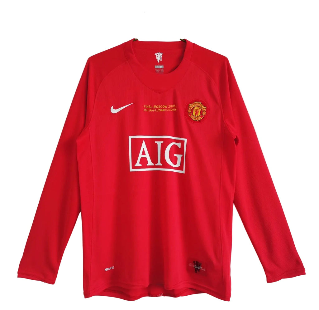 Retro 2007/08 Man United Home Kit