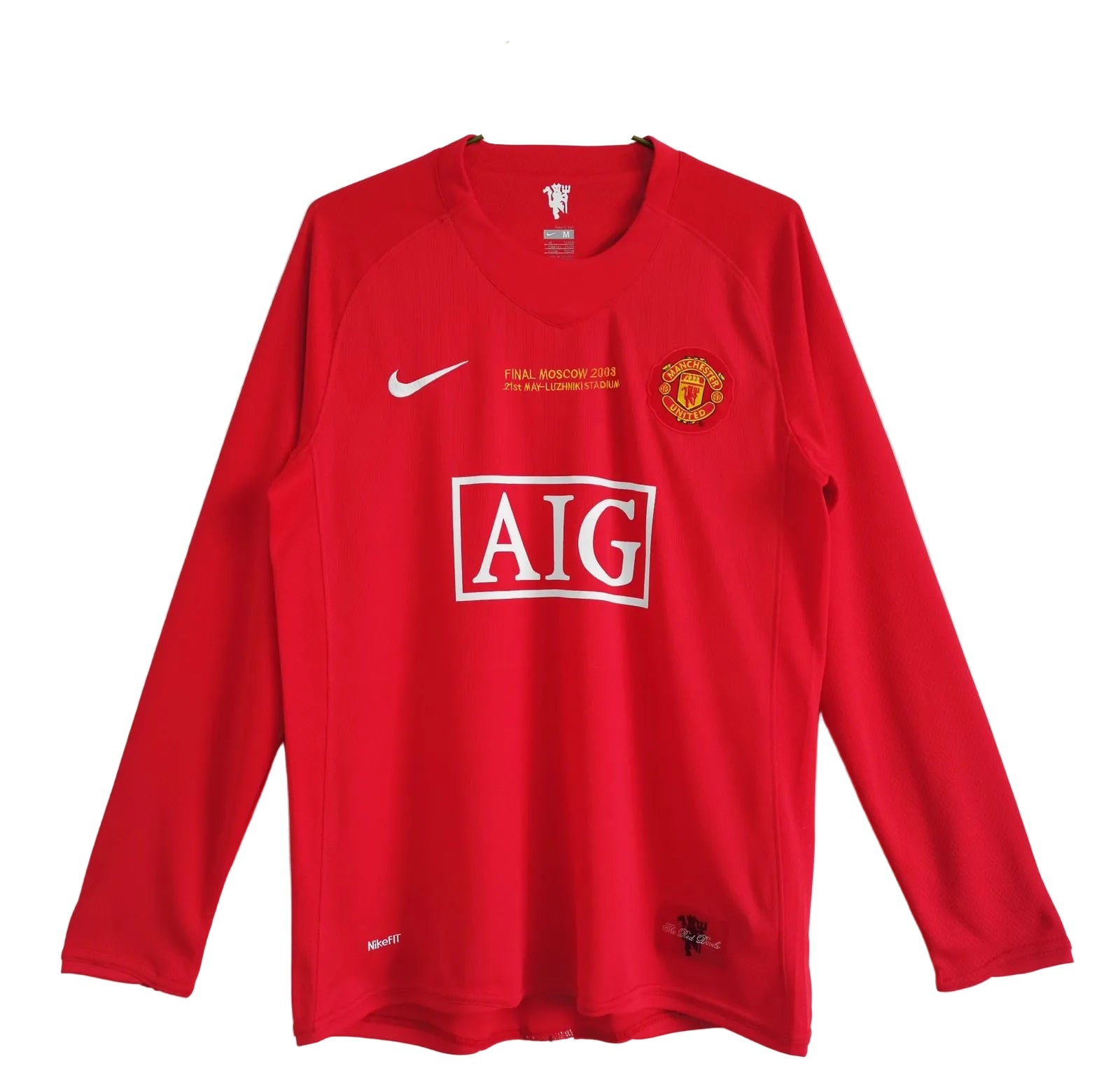 Retro 2007/08 Man United Home Kit