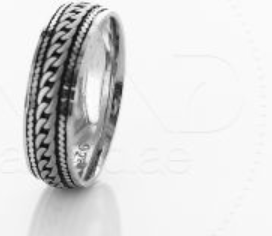 925 Silver Ring Braided Band